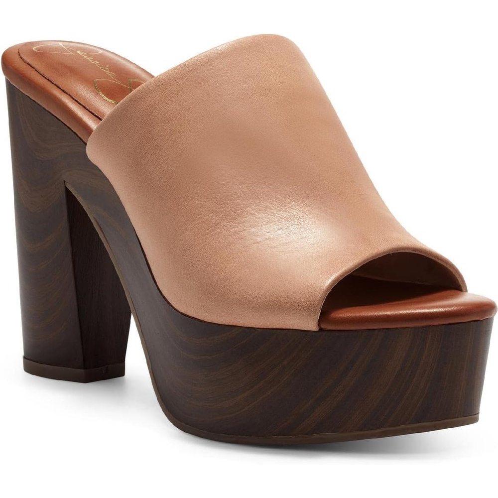 image:imageJessica Simpson Womens Shelbie Block Heel Platform MuleTotally Natural
