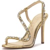 Gold Metallic Snake Print
