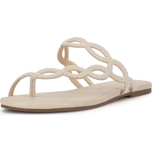 Jessica Simpson Women’s Aloni(Soft Ivory Shimmer Sand)