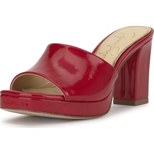 Jessica Simpson Women’s Elyzza Mule Platform Sandal(Red Muse)