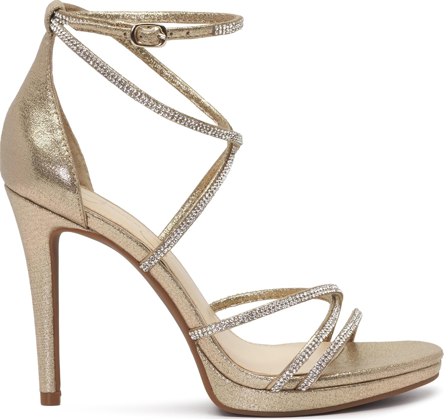 image:imageJessica Simpson JaeyaGlided Gold Shimmer Sand Fabric