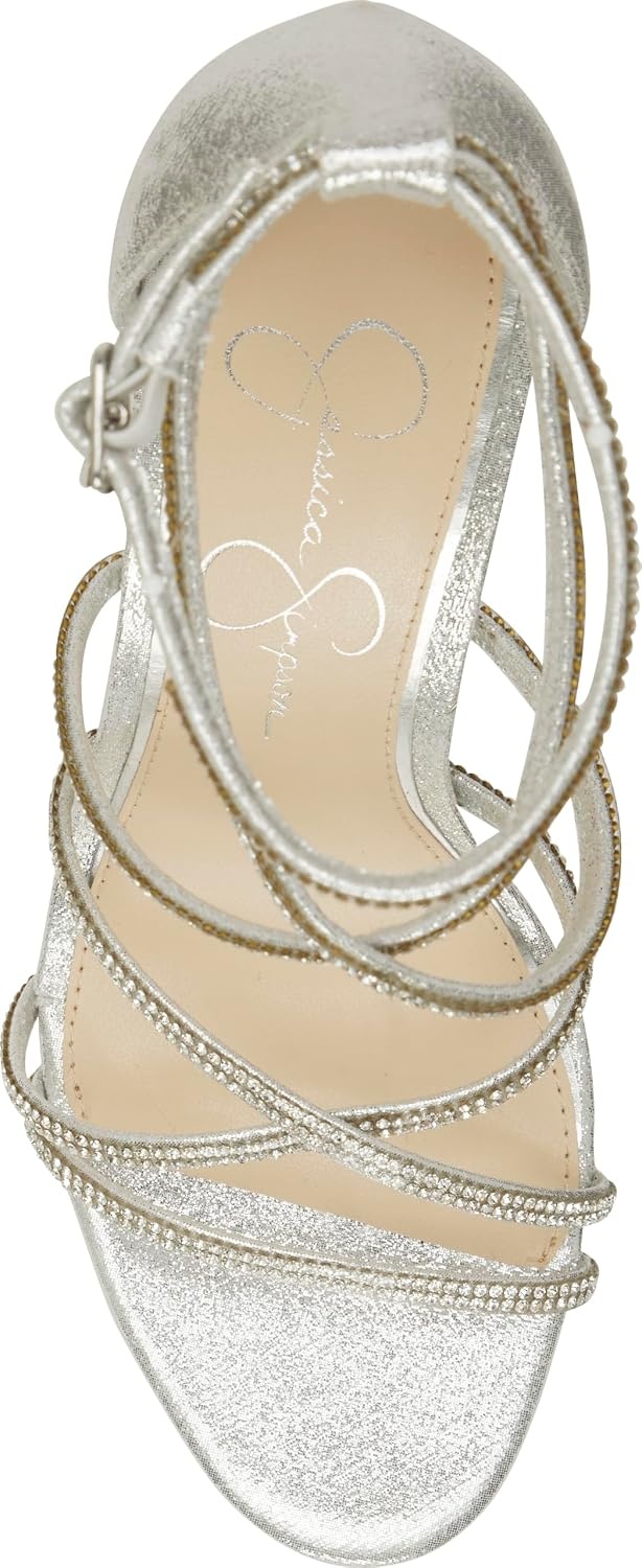 image:imageJessica Simpson JaeyaPlatinum Shimmer Sand Fabric