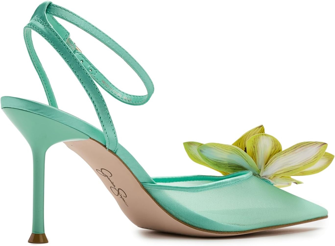 image:imageJessica Simpson Vilyria 3D Floral Embellished High HeelSummer Seafoam
