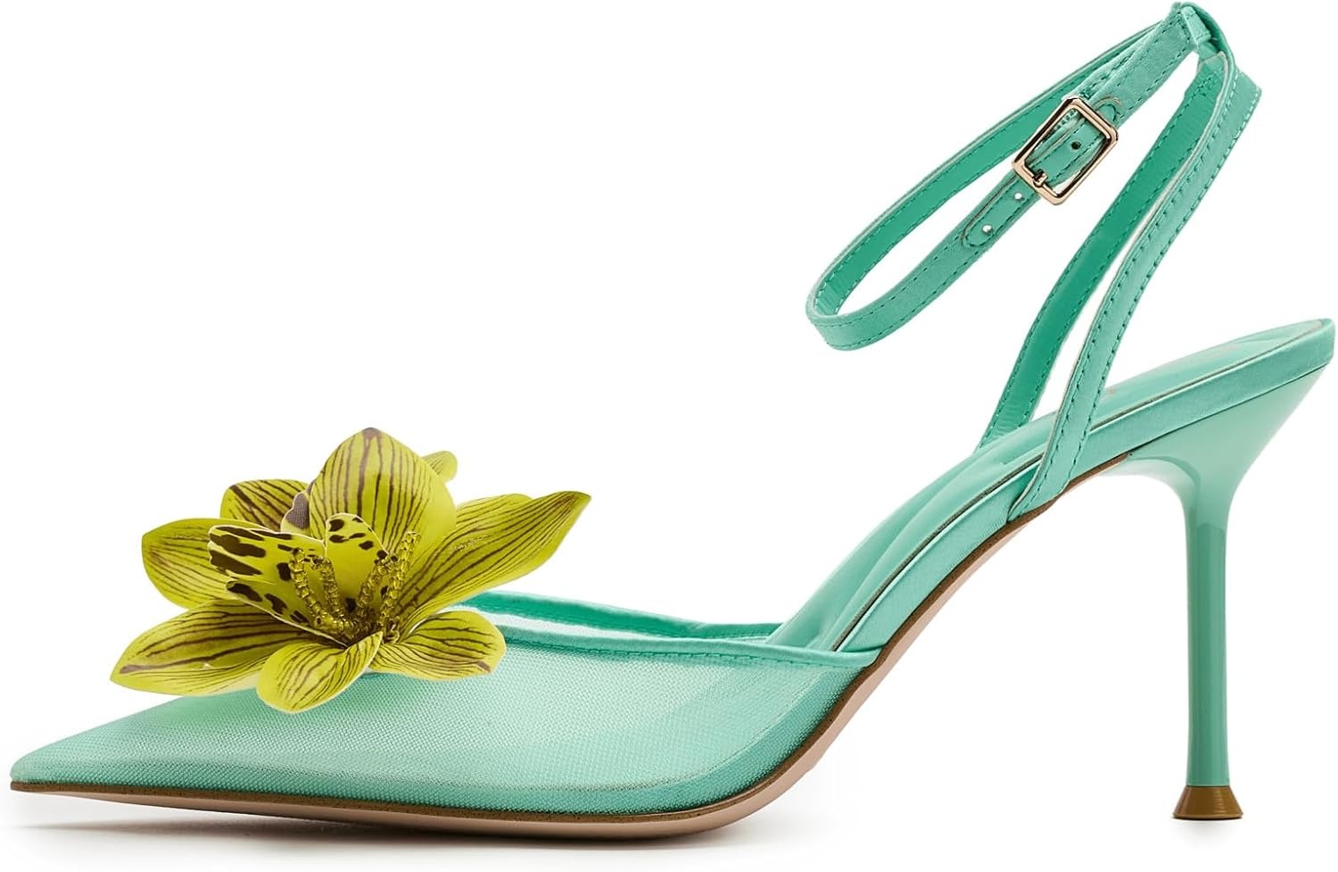 image:imageJessica Simpson Vilyria 3D Floral Embellished High HeelSummer Seafoam