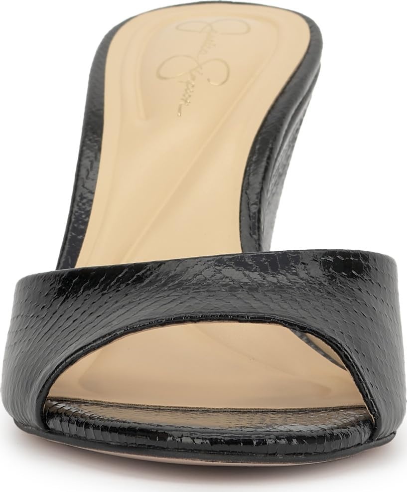 image:imageJessica Simpson Womens Bolir Wedge SandalBlack Glazed Snake