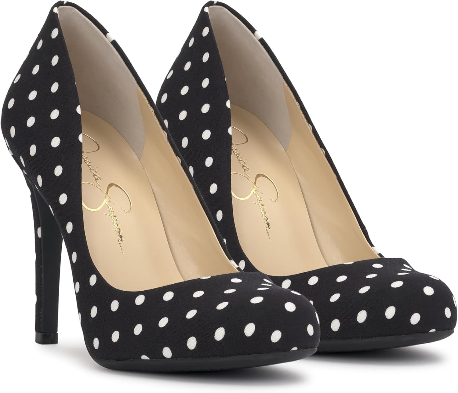image:imageJessica Simpson Womens Calie Classic PumpBlackWhite