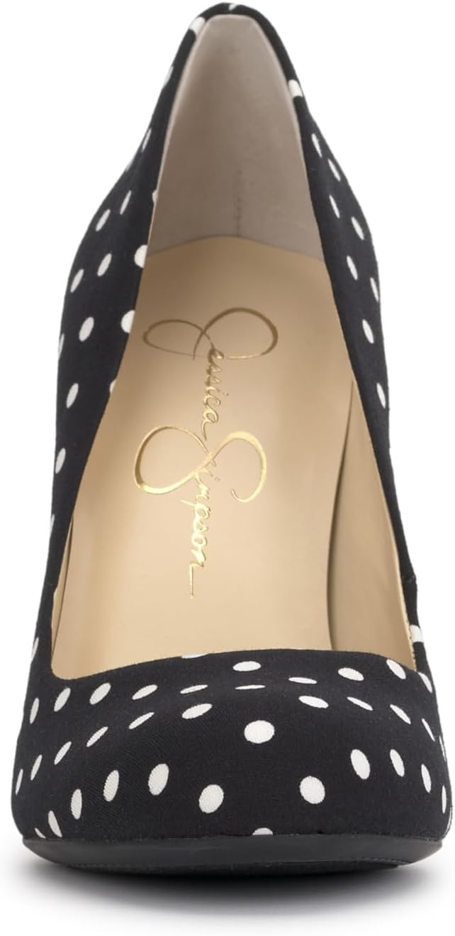 image:imageJessica Simpson Womens Calie Classic PumpBlackWhite