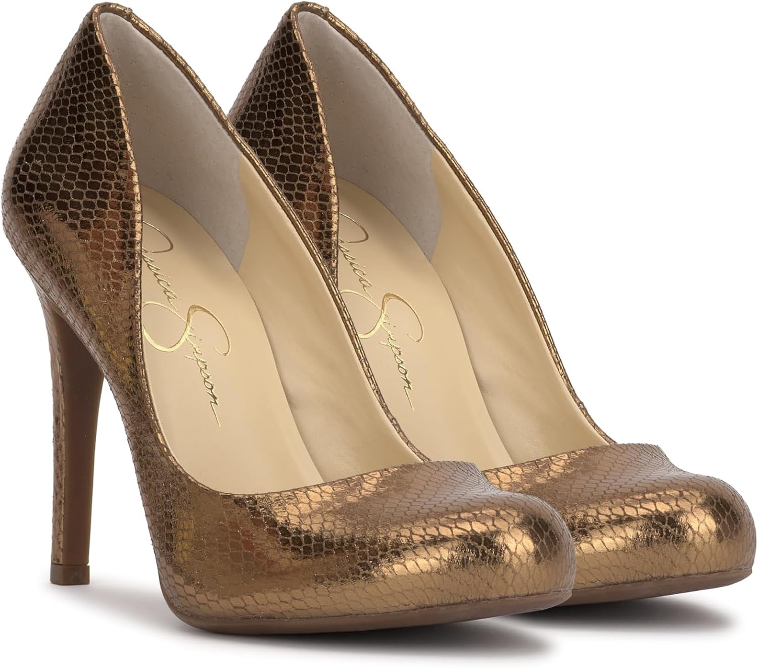 image:imageJessica Simpson Womens Calie Classic PumpBronze