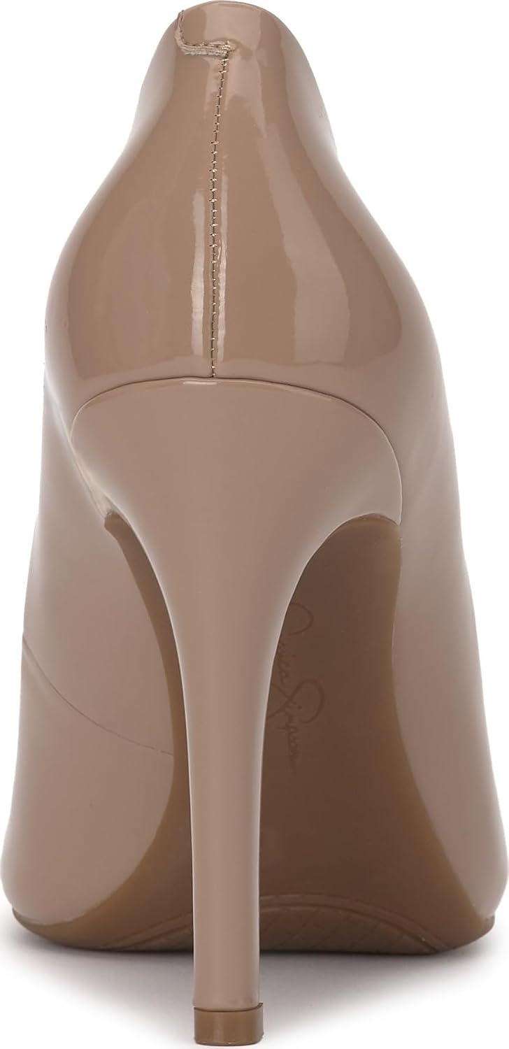 image:imageJessica Simpson Womens Calie Classic PumpChai LatteSuper Patent