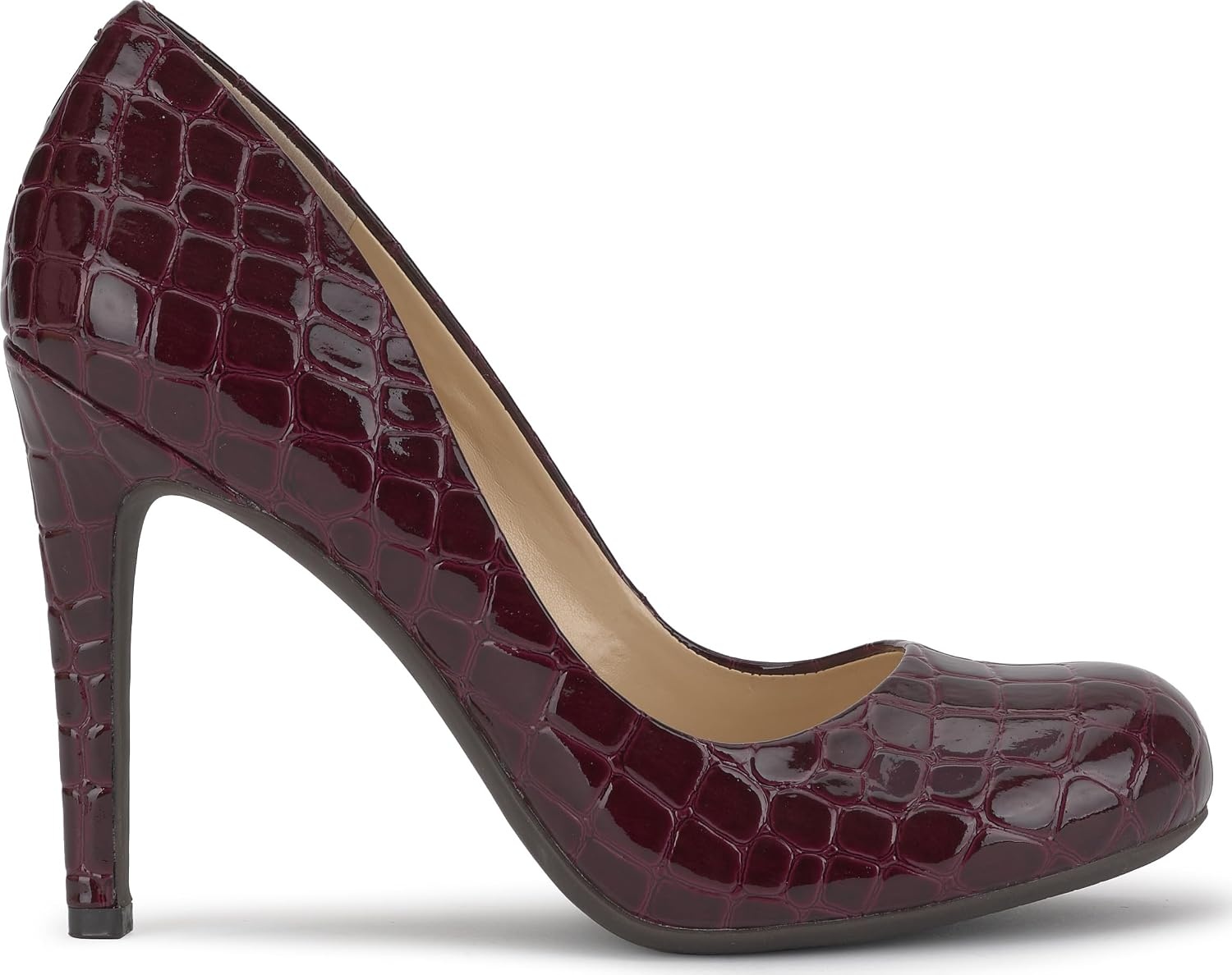 image:imageJessica Simpson Womens Calie Classic PumpCherry Mahogany Savvy Croco