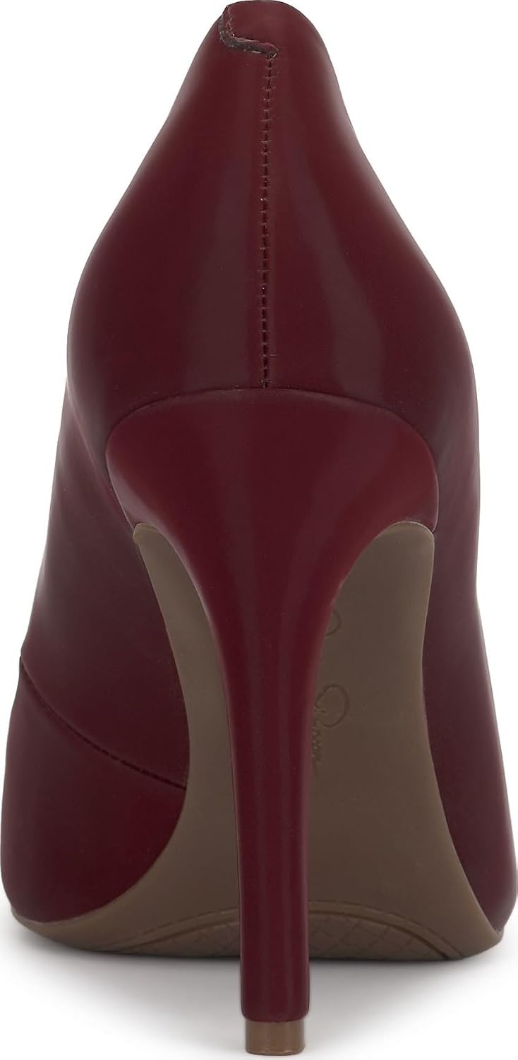 image:imageJessica Simpson Womens Calie Classic PumpDark Cherry Sateen
