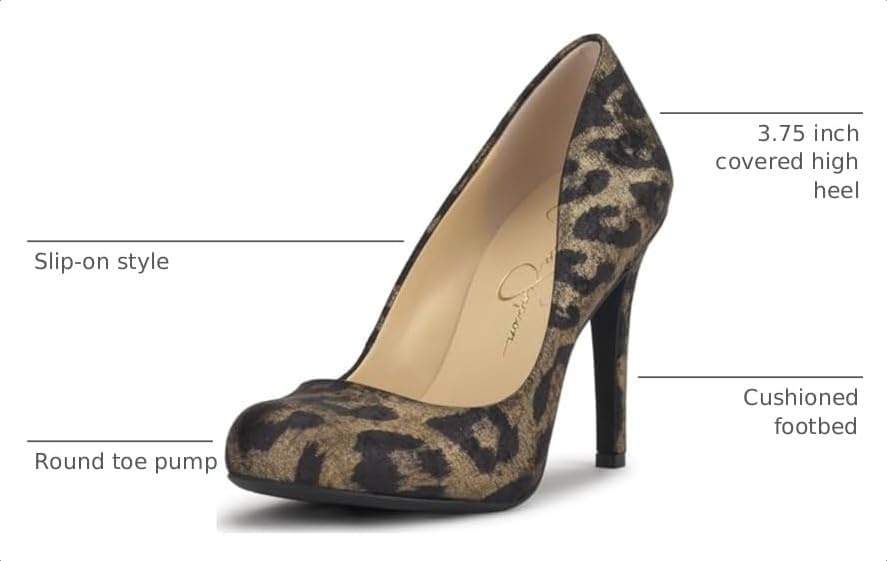 image:imageJessica Simpson Womens Calie Classic PumpGolden Copper Wild Cat