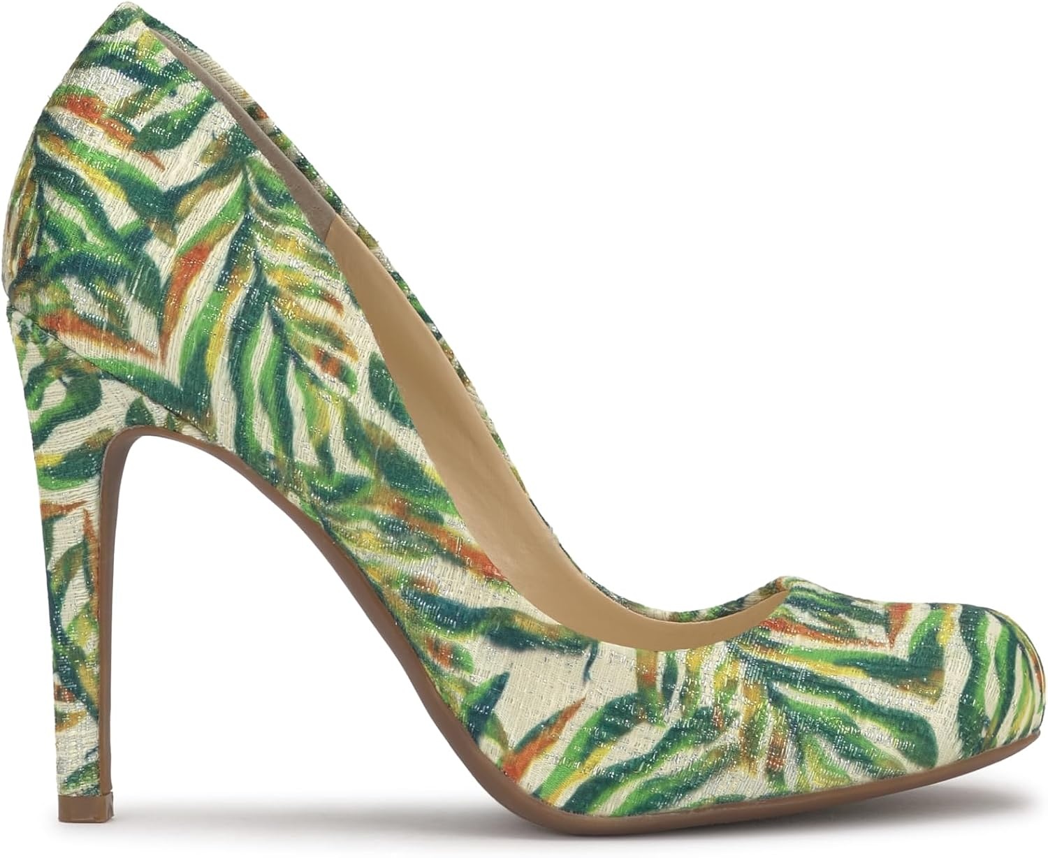 image:imageJessica Simpson Womens Calie Classic PumpGreen Multi Jungle Jacquard