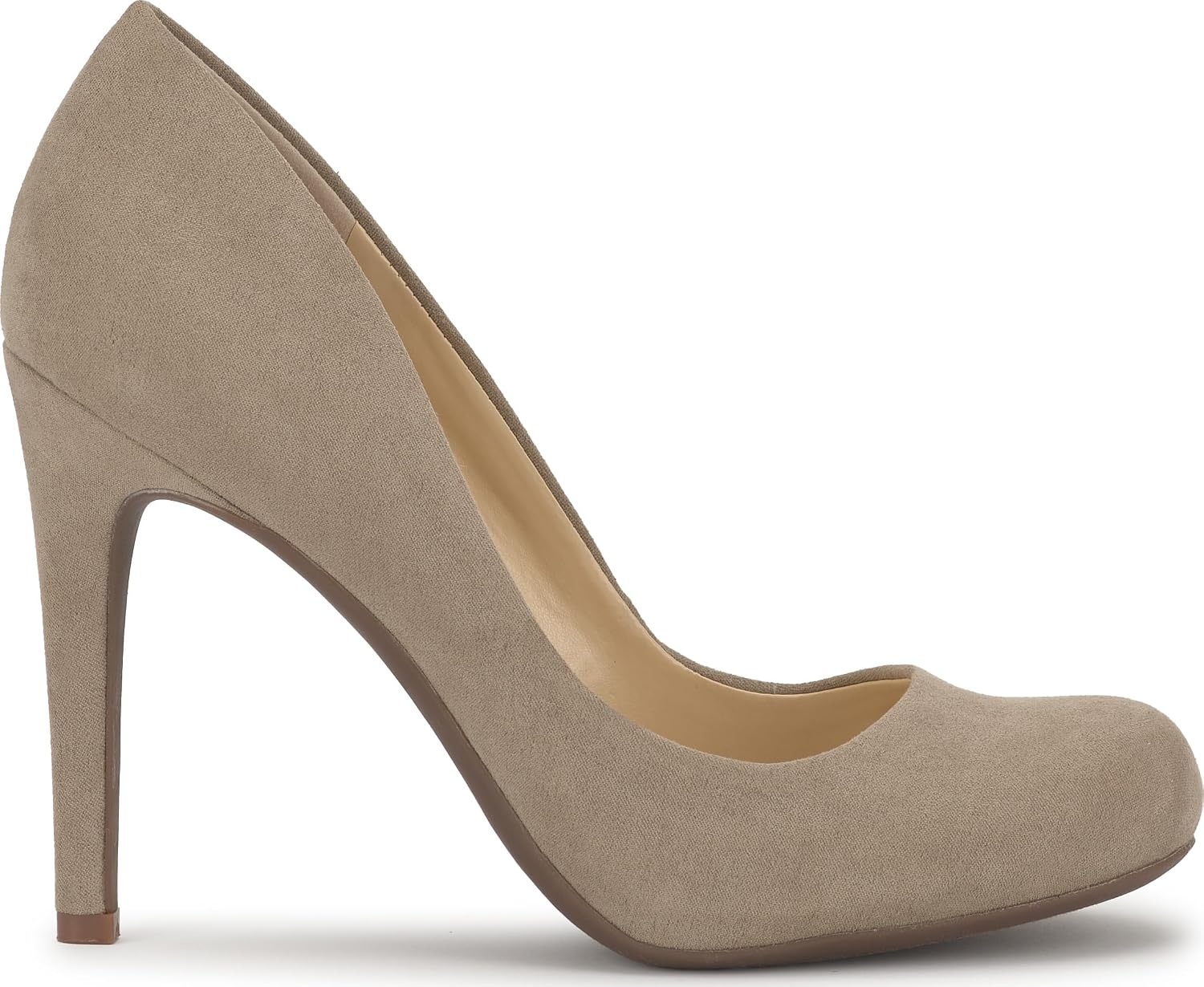 image:imageJessica Simpson Womens Calie Classic PumpLight Grey Supreme Microsuede