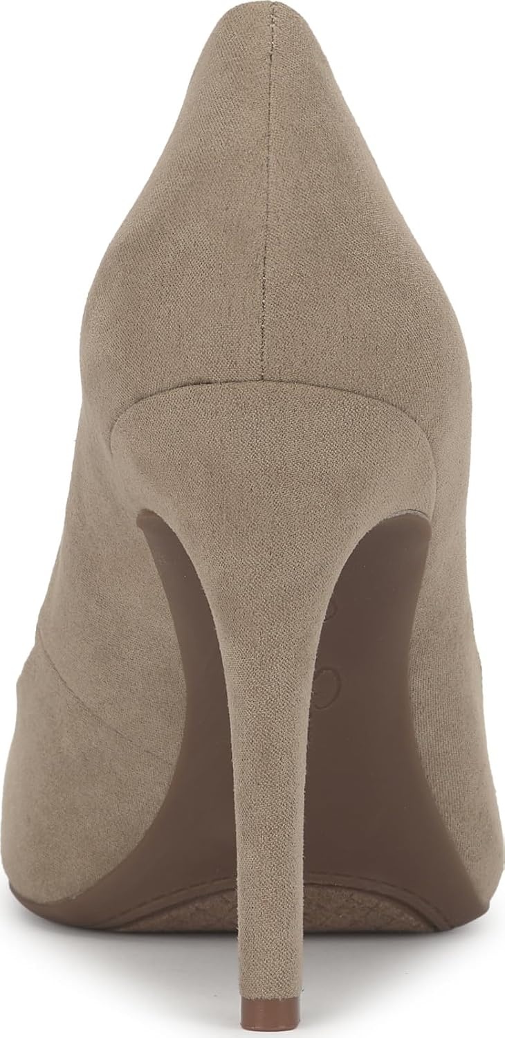 image:imageJessica Simpson Womens Calie Classic PumpLight Grey Supreme Microsuede