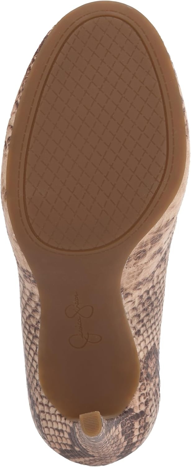 image:imageJessica Simpson Womens Calie Classic PumpNatural Snake Print