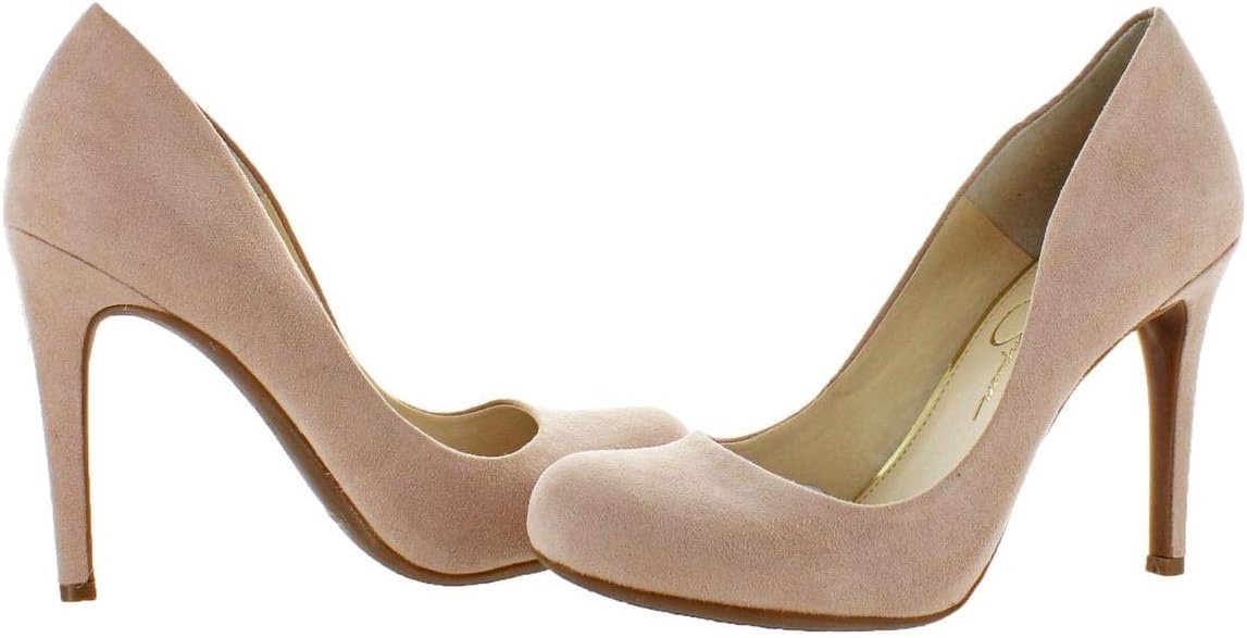 image:imageJessica Simpson Womens Calie Classic PumpNude Blush Microsuede