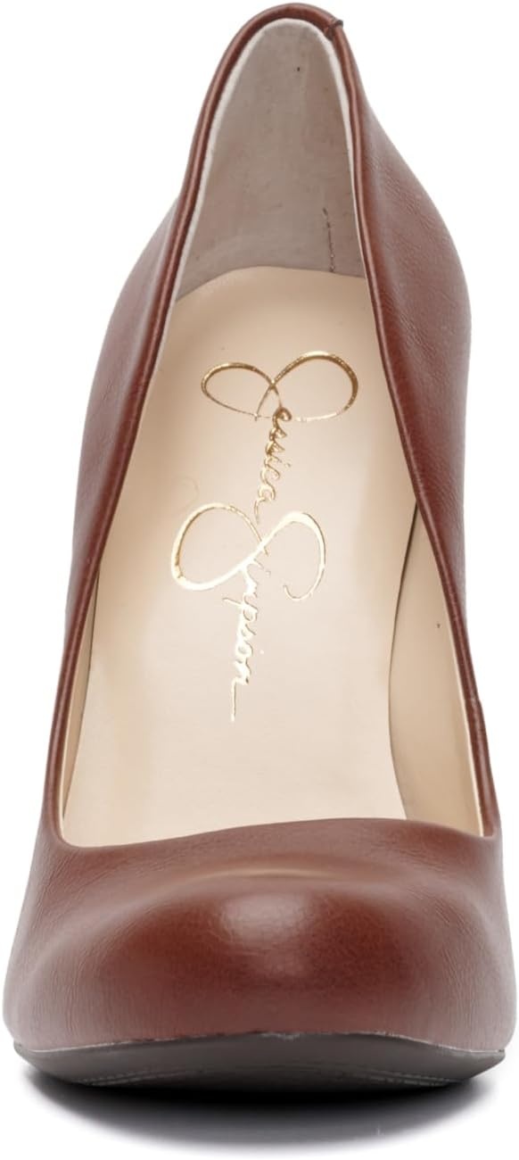 image:imageJessica Simpson Womens Calie Classic PumpSaddle Brown