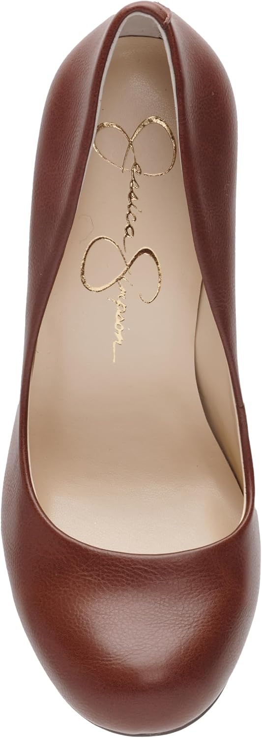 image:imageJessica Simpson Womens Calie Classic PumpSaddle Brown