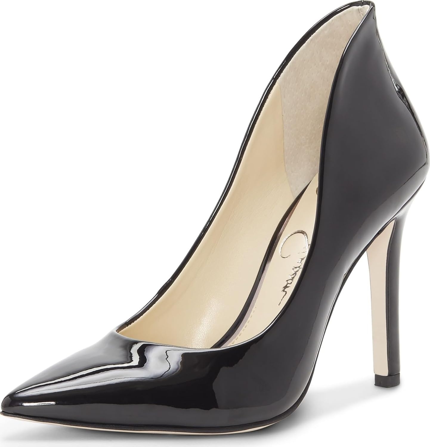 image:imageJessica Simpson Womens Cambredge Pointed Toe Pump Dress Black 75Black