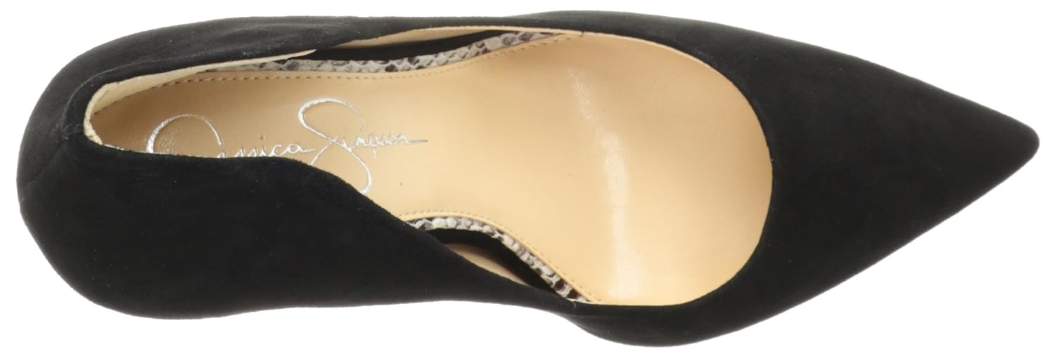 image:imageJessica Simpson Womens Cambredge Pointed Toe Pump Dress Black 75Black