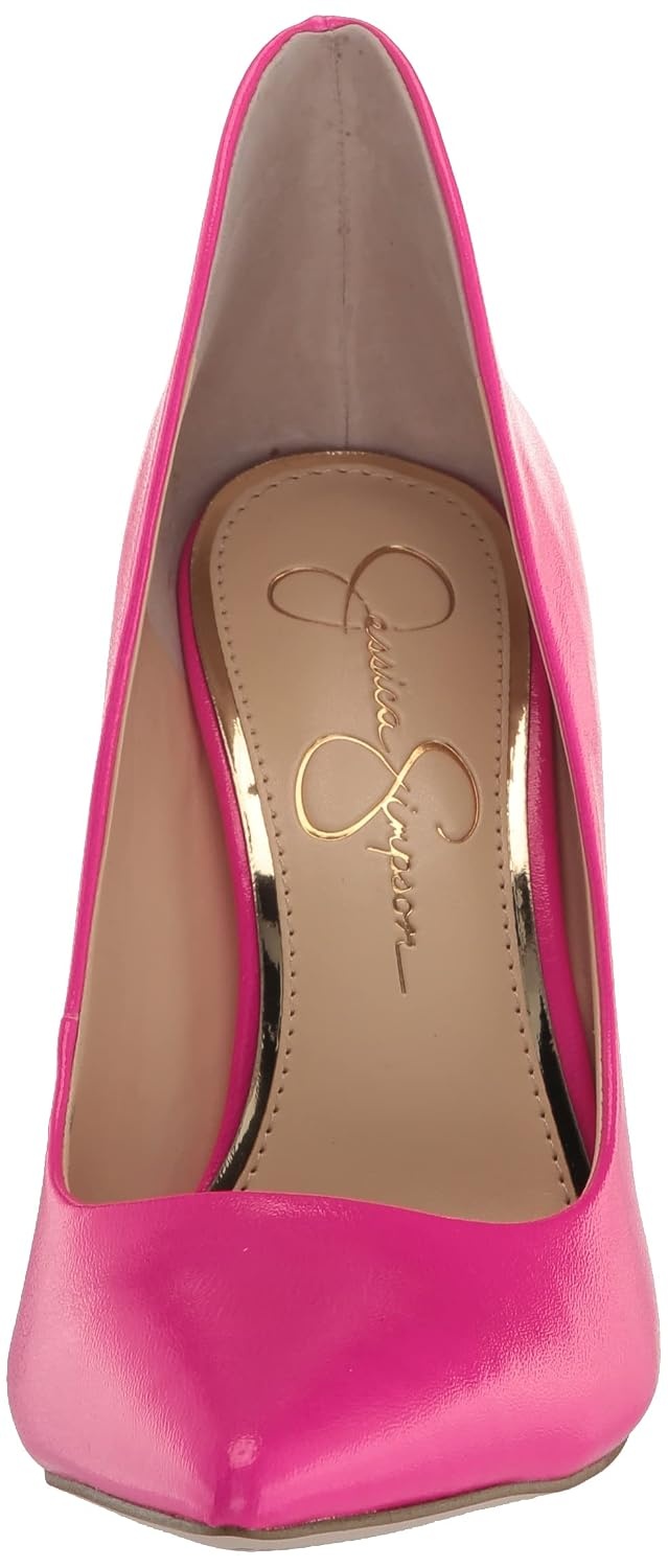 image:imageJessica Simpson Womens Cambredge Pointed Toe Pump Dress Black 75Candy Pink