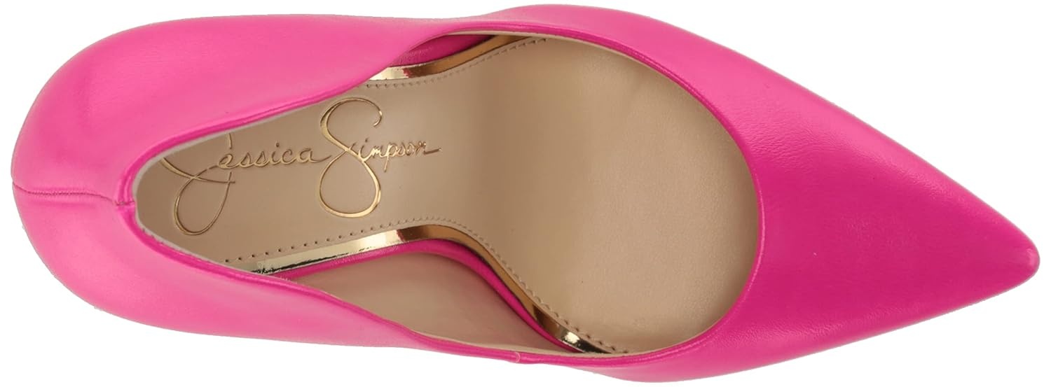 image:imageJessica Simpson Womens Cambredge Pointed Toe Pump Dress Black 75Candy Pink