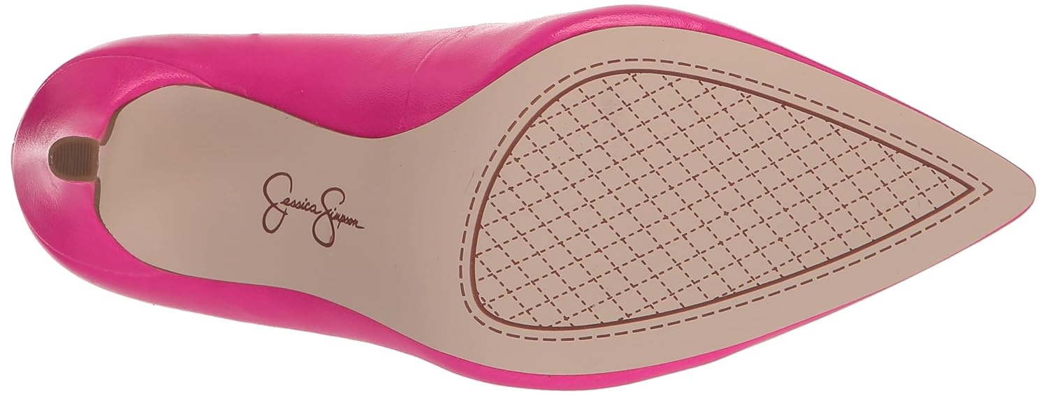 image:imageJessica Simpson Womens Cambredge Pointed Toe Pump Dress Black 75Candy Pink