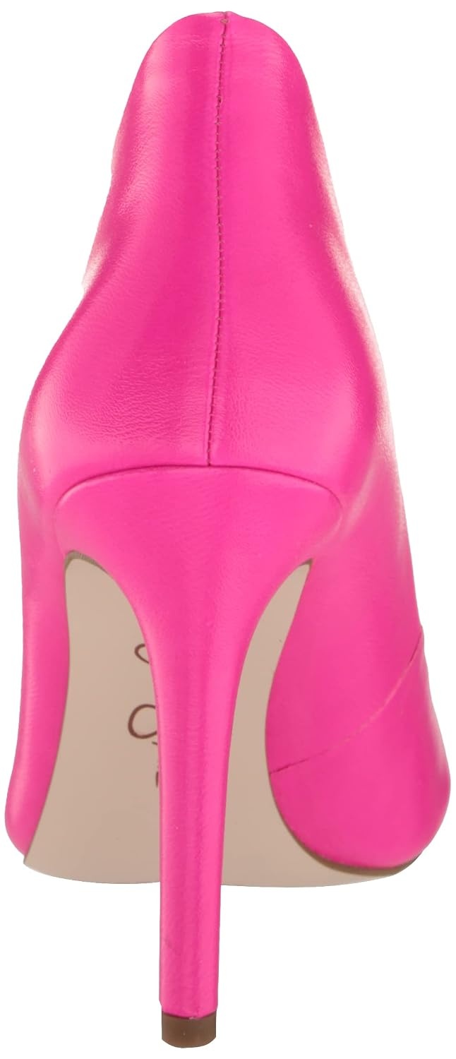 image:imageJessica Simpson Womens Cambredge Pointed Toe Pump Dress Black 75Candy Pink