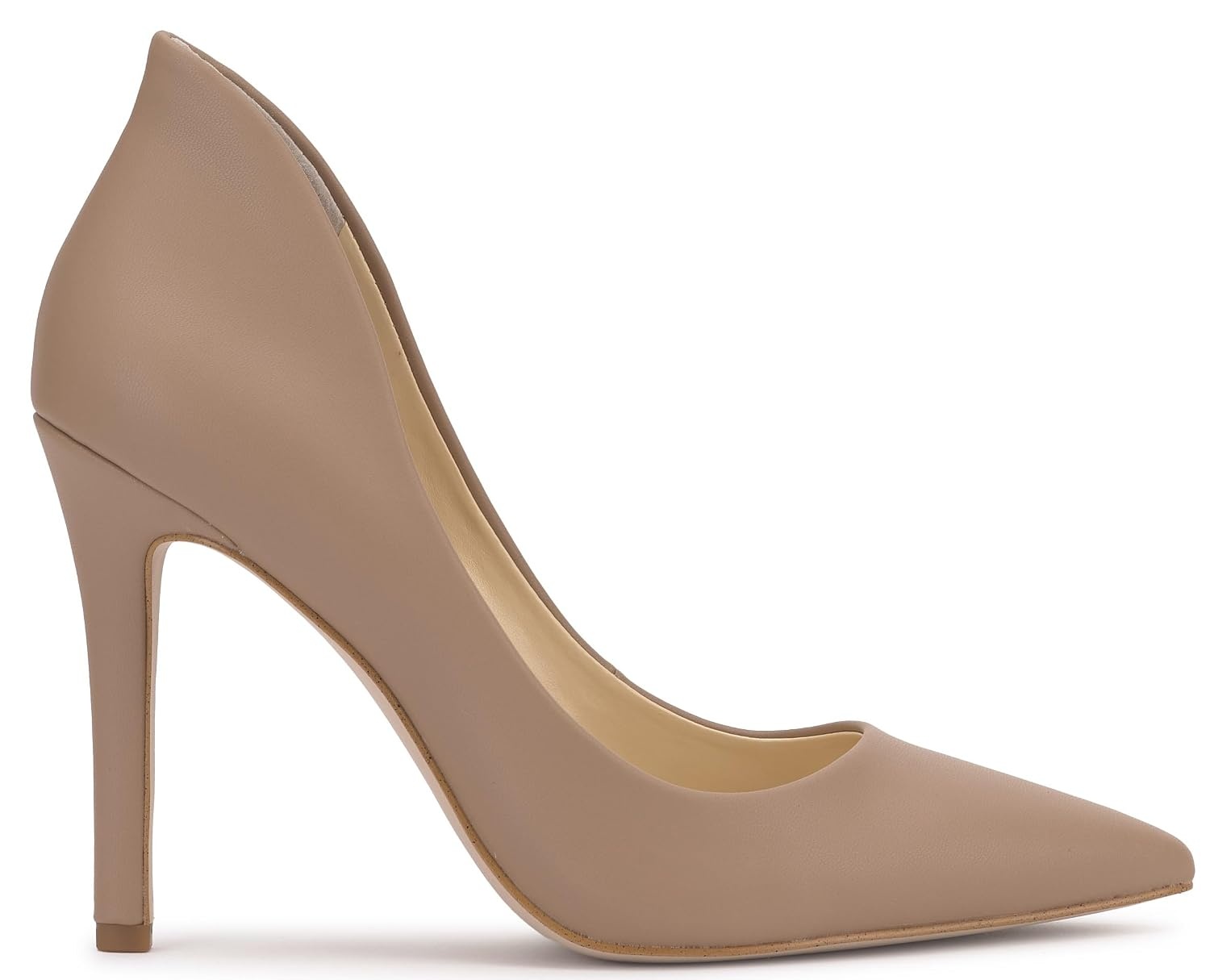 image:imageJessica Simpson Womens Cambredge Pointed Toe Pump Dress Black 75Chai Latte Smooth