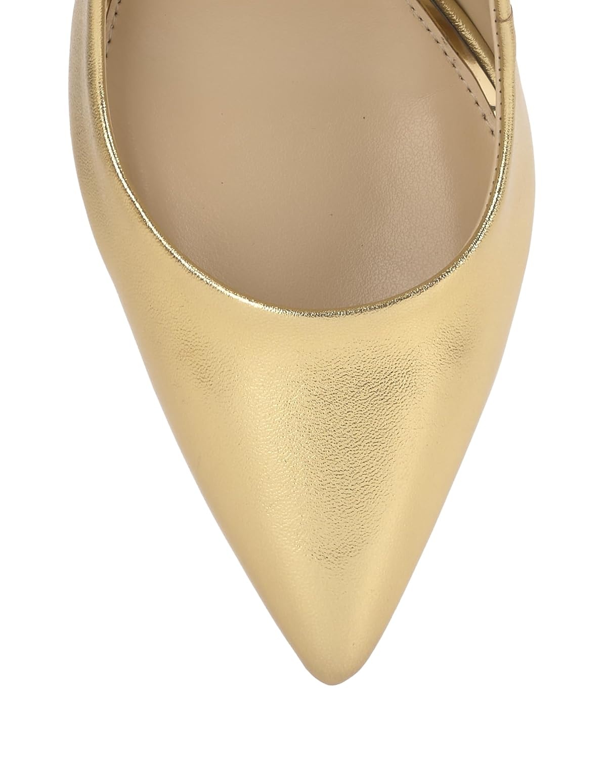image:imageJessica Simpson Womens Cambredge Pointed Toe Pump Dress Black 75Gold