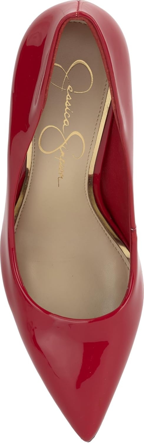 image:imageJessica Simpson Womens Cambredge Pointed Toe Pump Dress Black 75Lipstick