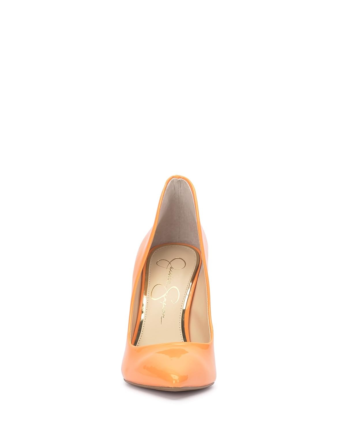 image:imageJessica Simpson Womens Cambredge Pointed Toe Pump Dress Black 75Mango Sorbet Super Patent
