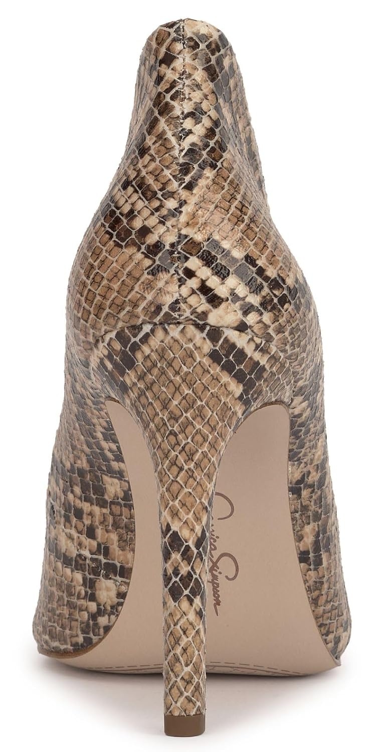 image:imageJessica Simpson Womens Cambredge Pointed Toe Pump Dress Black 75Sedona Snake
