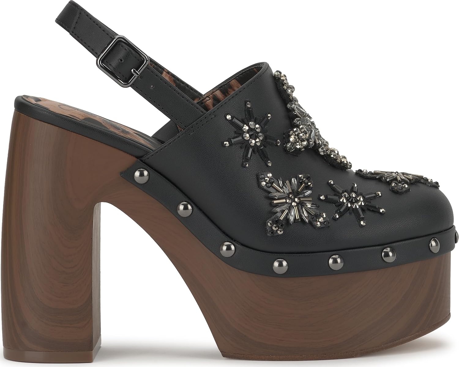 image:imageJessica Simpson Womens Cazea Studded Platform ClogBlack Italia Nappa
