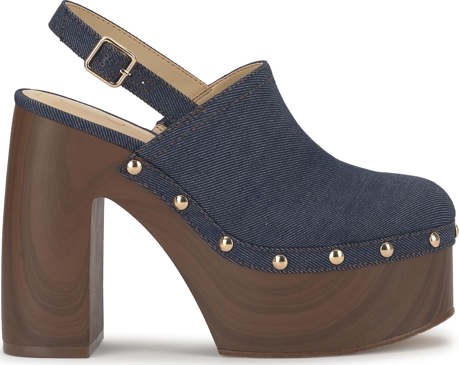 image:imageJessica Simpson Womens Cazea Studded Platform ClogIndigo Denim
