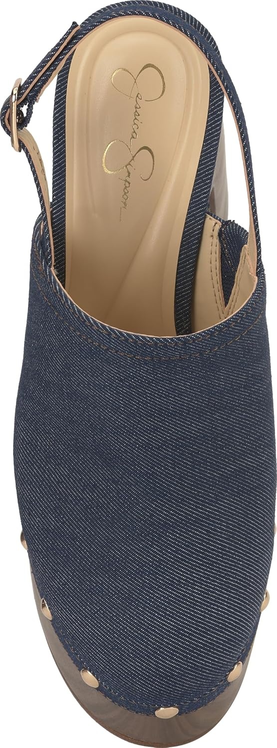 image:imageJessica Simpson Womens Cazea Studded Platform ClogIndigo Denim