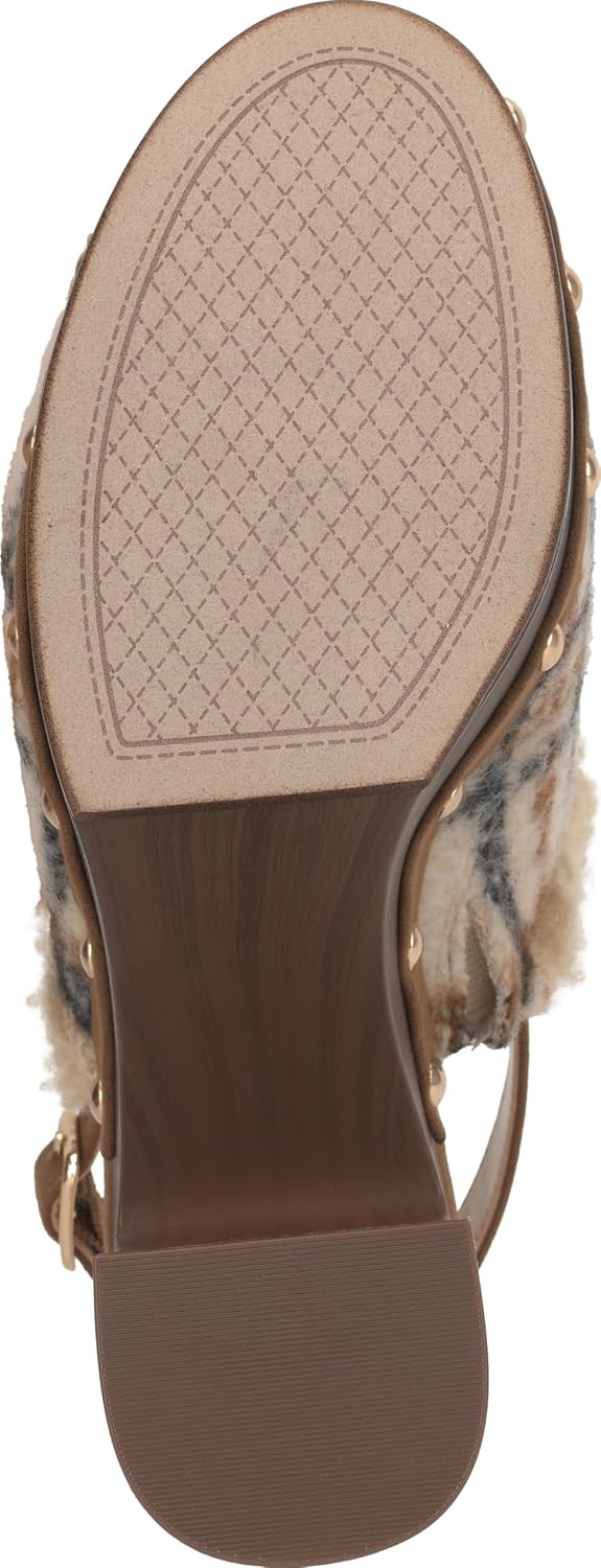image:imageJessica Simpson Womens Cazea Studded Platform ClogNeutralNavy Brushed Plaid