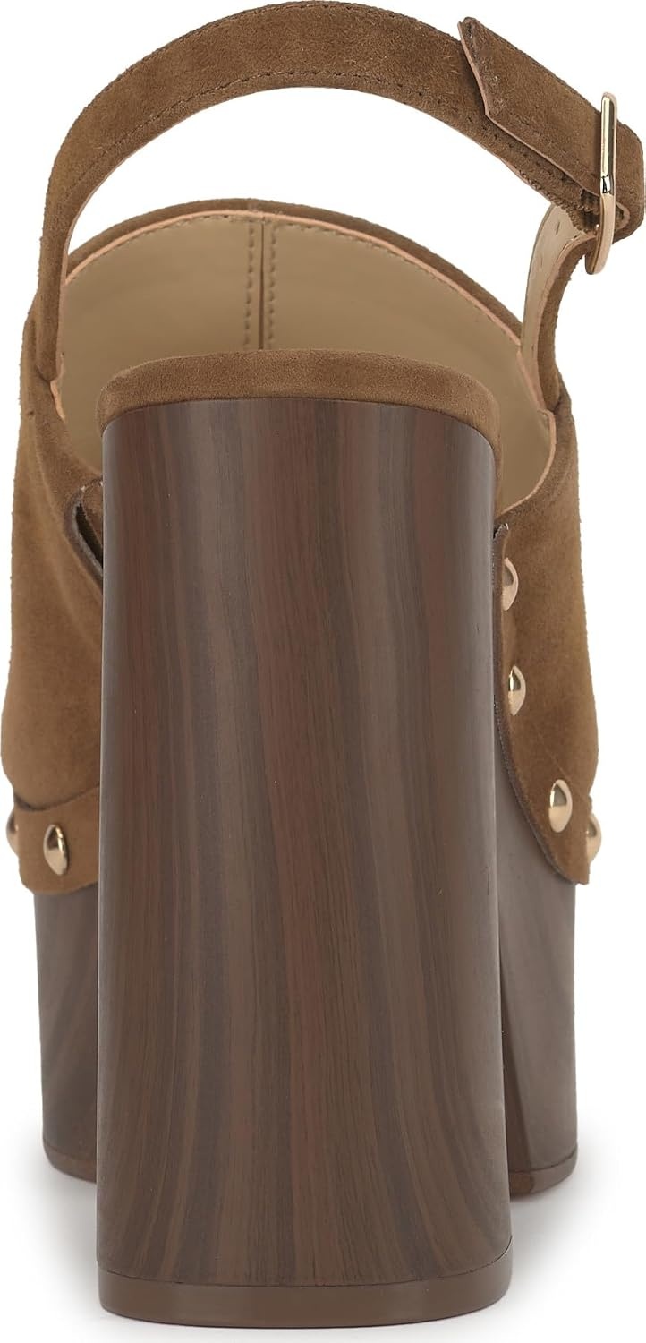 image:imageJessica Simpson Womens Cazea Studded Platform ClogSafari Brown Suede