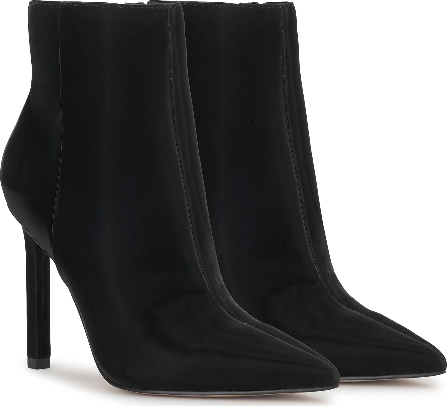 image:imageJessica Simpson Womens Debia High Heel Pointed Toe BootieBlack Sateen