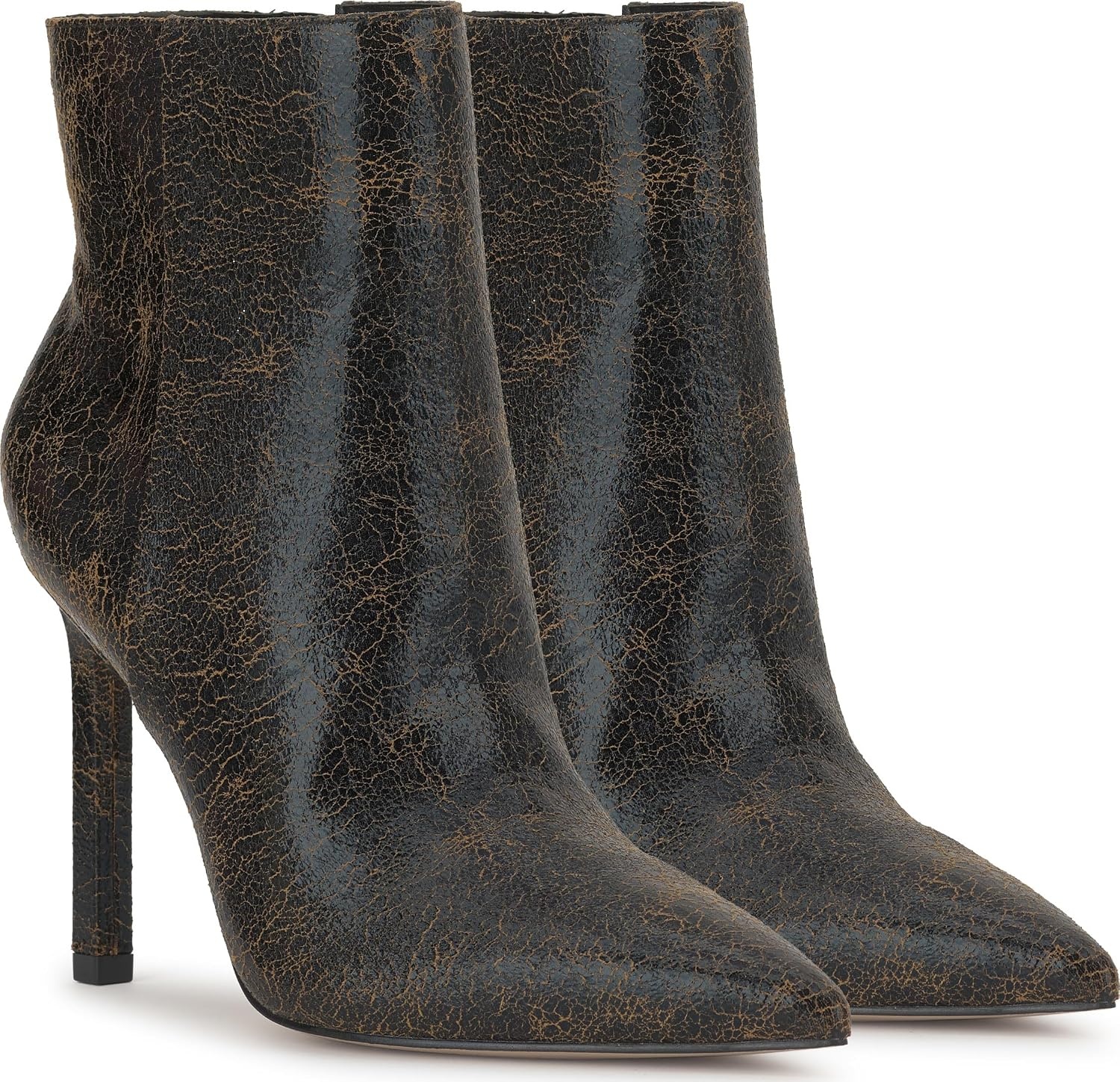 image:imageJessica Simpson Womens Debia High Heel Pointed Toe BootieBlackTan