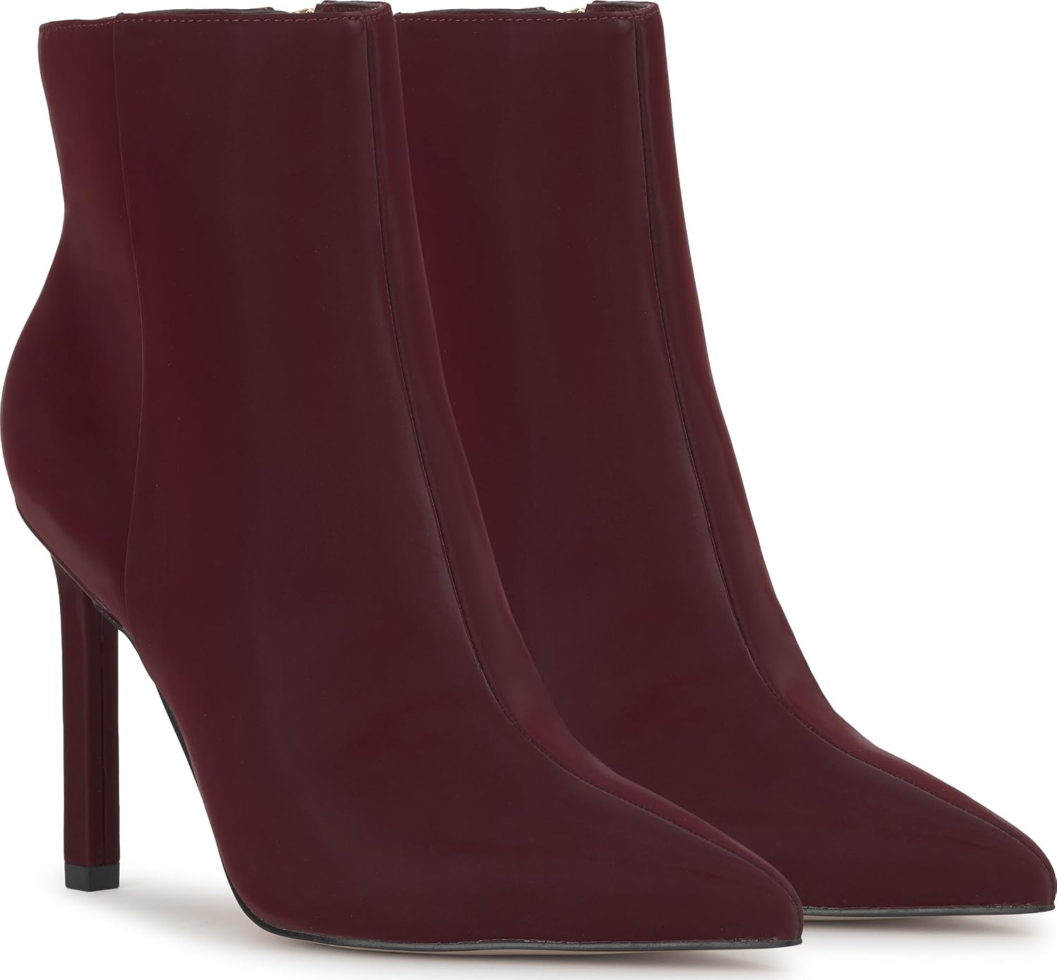 image:imageJessica Simpson Womens Debia High Heel Pointed Toe BootieDark Cherry Sateen