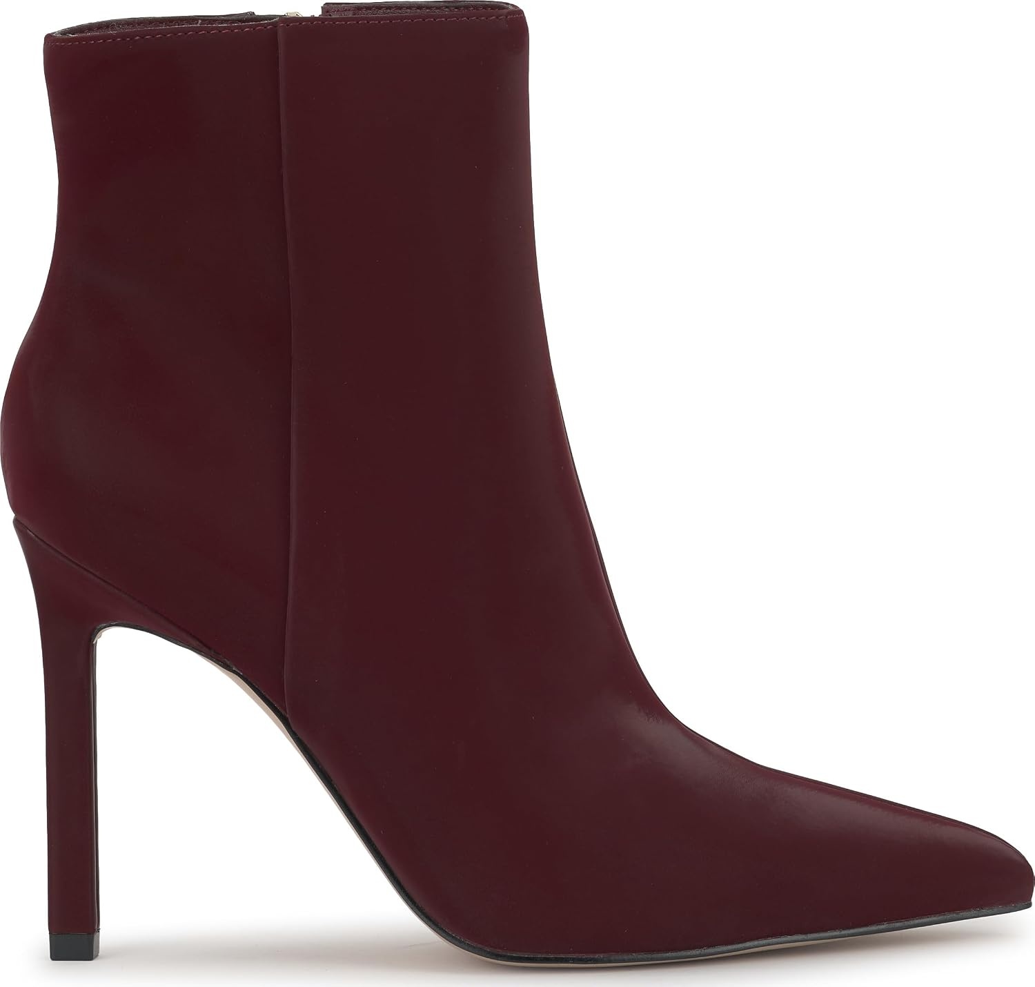 image:imageJessica Simpson Womens Debia High Heel Pointed Toe BootieDark Cherry Sateen