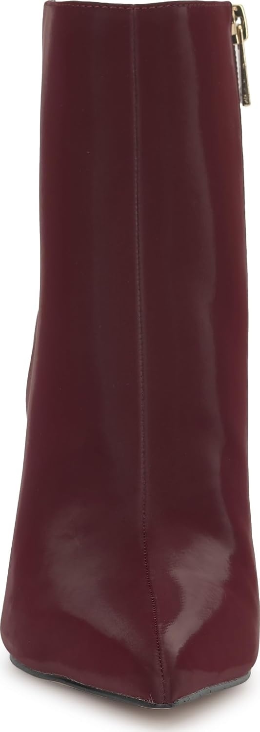 image:imageJessica Simpson Womens Debia High Heel Pointed Toe BootieDark Cherry Sateen