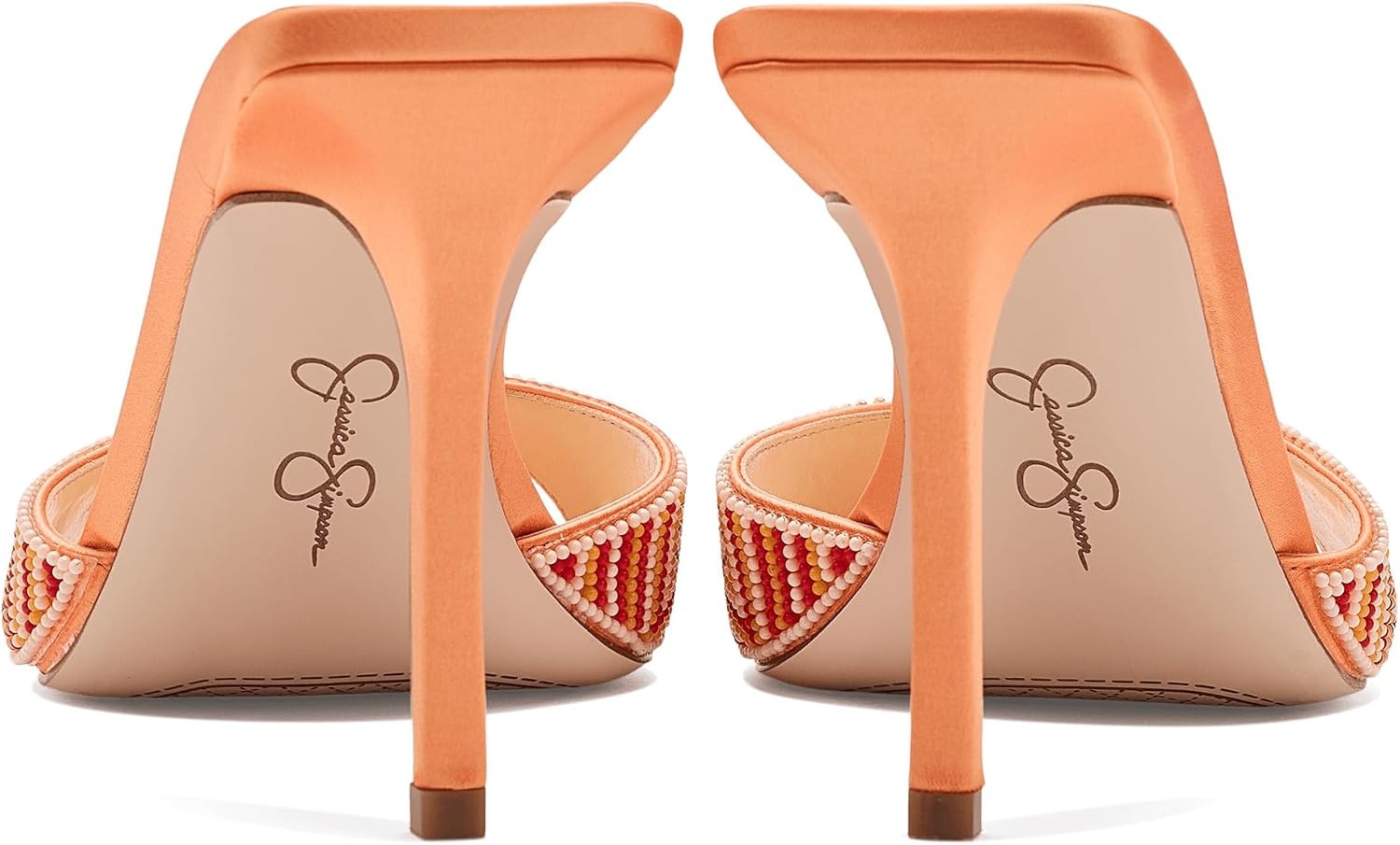 image:imageJessica Simpson Womens Dravie High Heel Sandal Red Muse 8Bright Tangerine