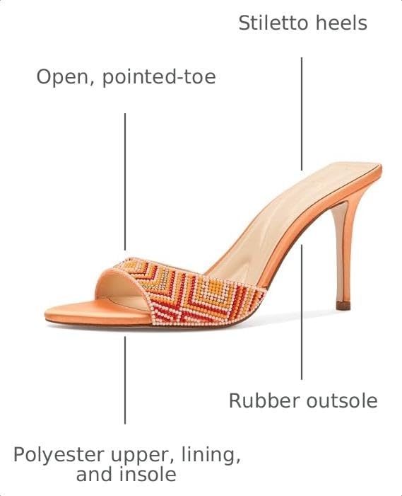 image:imageJessica Simpson Womens Dravie High Heel Sandal Red Muse 8Bright Tangerine