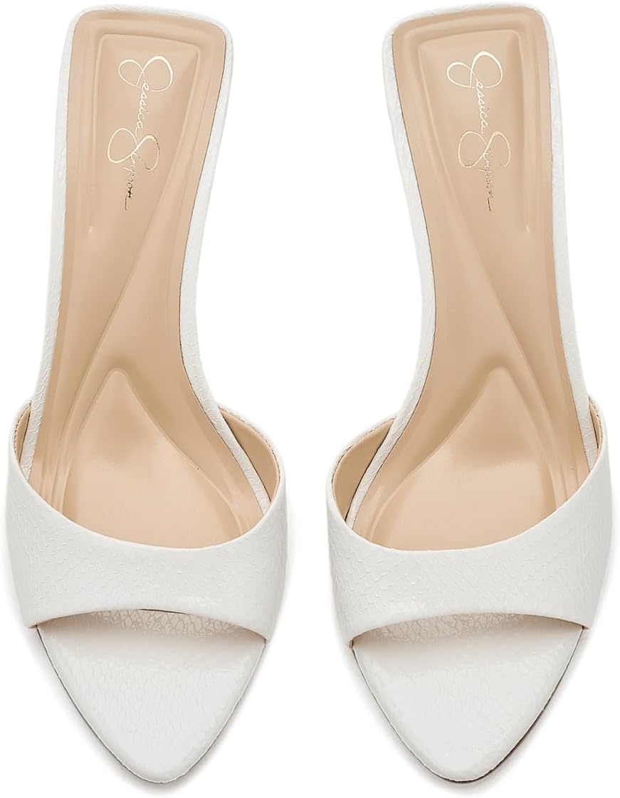 image:imageJessica Simpson Womens Dravie High Heel Sandal Red Muse 8Bright White