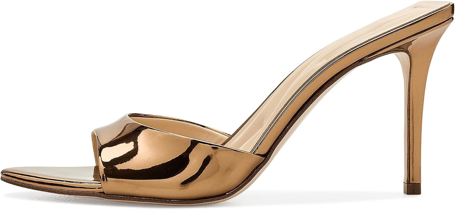 image:imageJessica Simpson Womens Dravie High Heel Sandal Red Muse 8Bronze