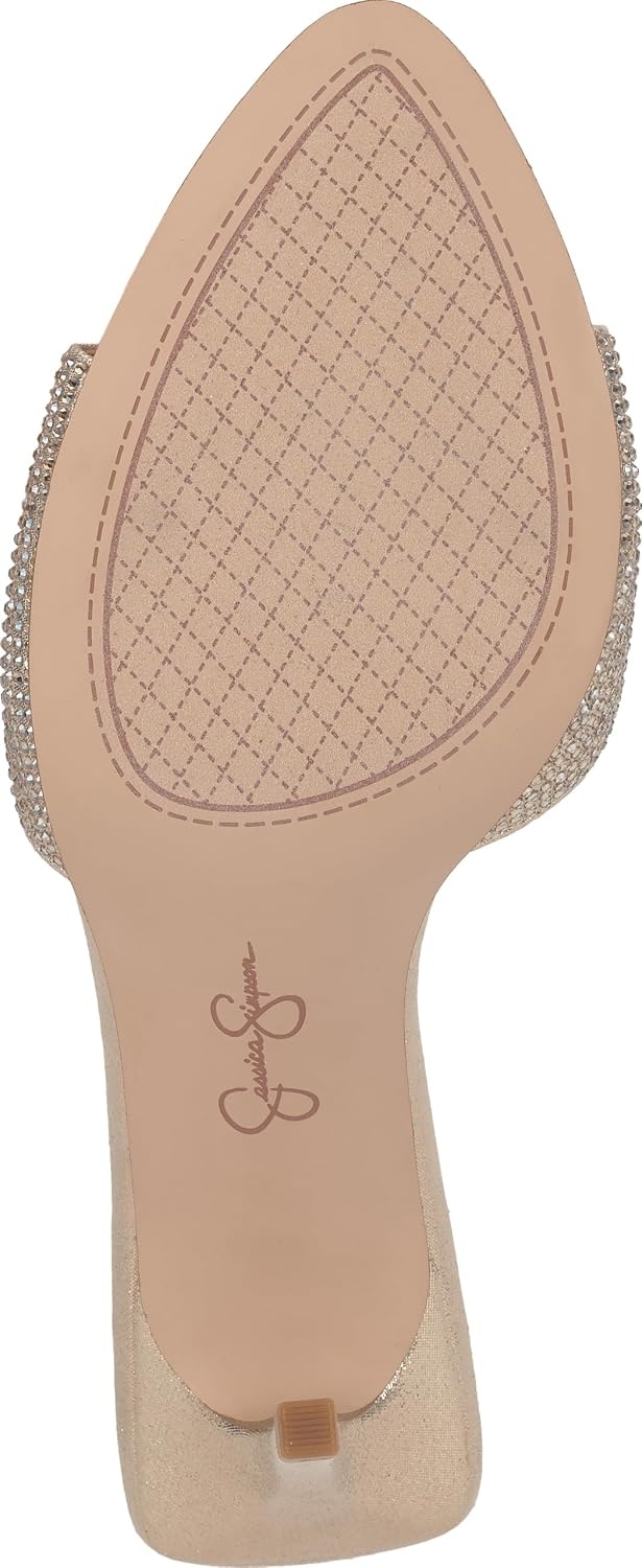 image:imageJessica Simpson Womens Dravie High Heel Sandal Red Muse 8Champagne Shimmer Sand