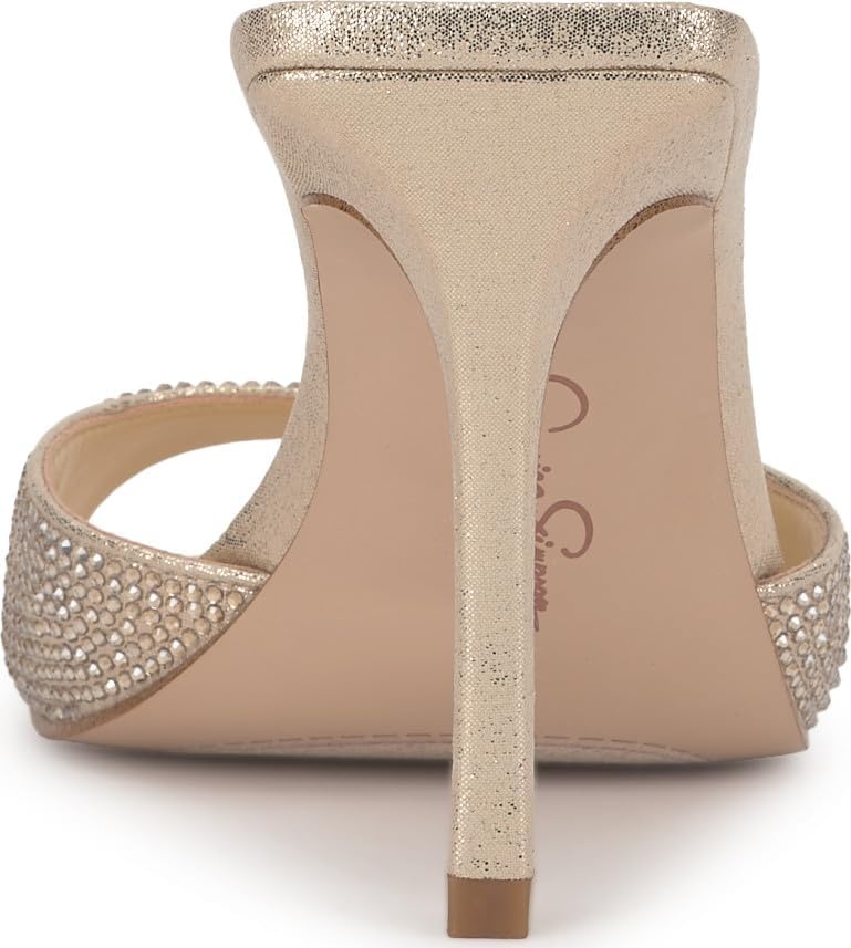 image:imageJessica Simpson Womens Dravie High Heel Sandal Red Muse 8Champagne Shimmer Sand